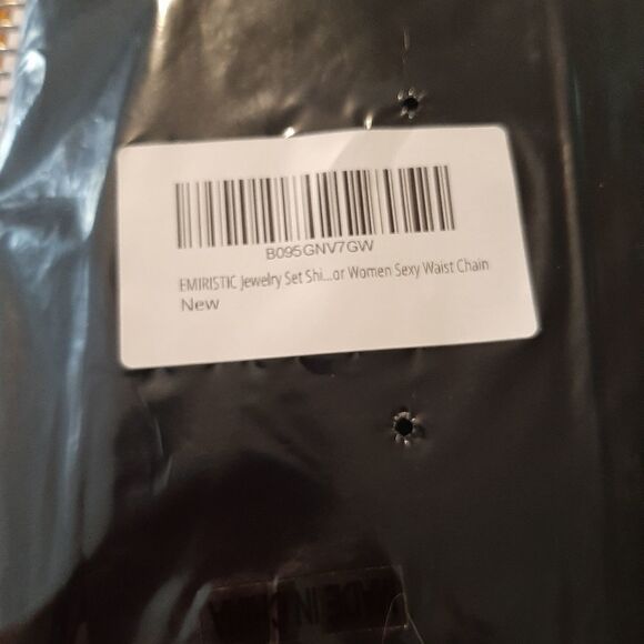 New Emiristic 3-Piece Set Rhinestone Body Chain Sexy Waist Chain - Picture 4 of 4